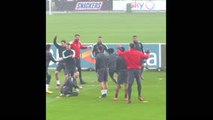 Juventus, keep away training ends very badly for Higuain and Ronaldo