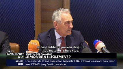 Coronavirus : le sport de plus en plus impacté