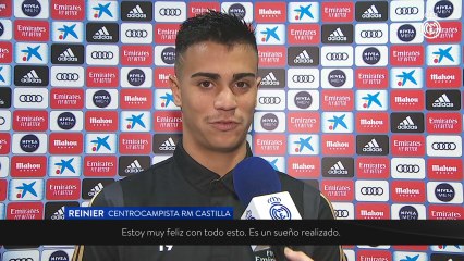 Así vivió Reinier su estreno como madridista con el Castilla