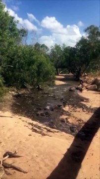 First Floodwaters in the Sandy Tate River