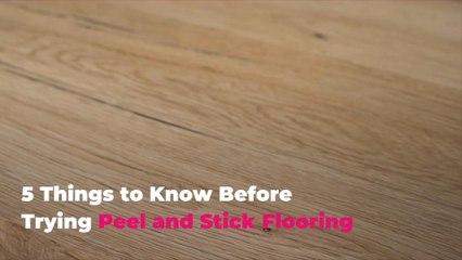 5 Things to Know Before Trying Peel and Stick Flooring