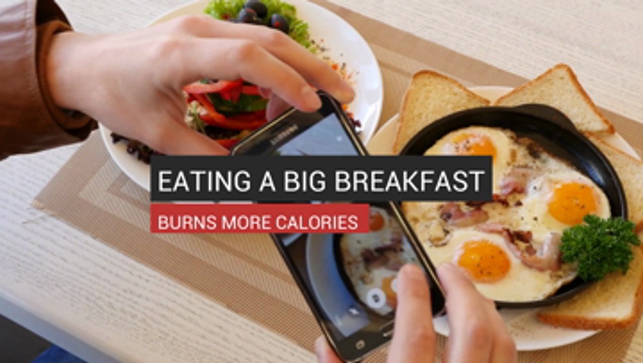 Eating A Big Breakfast  Burns More Calories