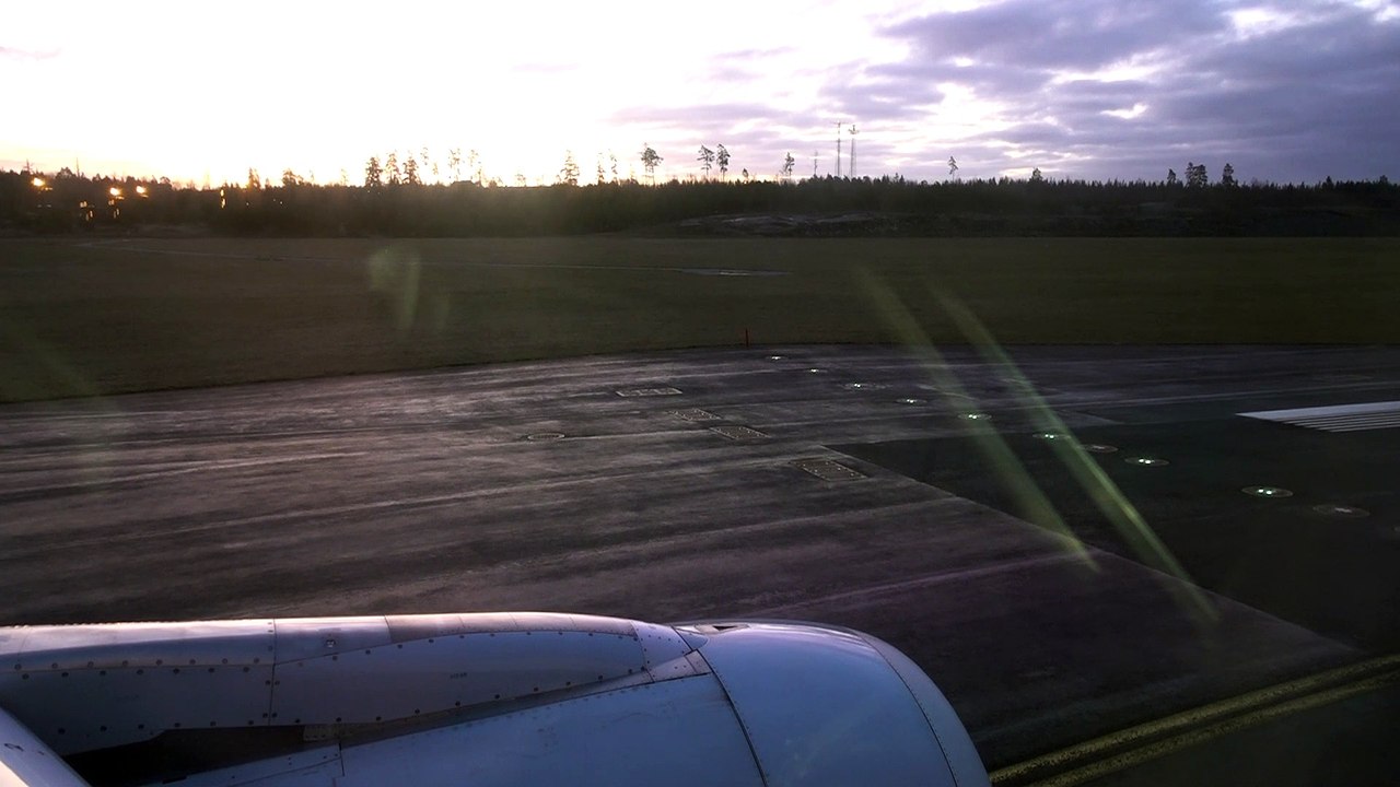 BDMV-100 Aruna & Hari Sharma Takeoff Lufthansa LH809 from Arlanda to Frankfurt Feb 11, 2020