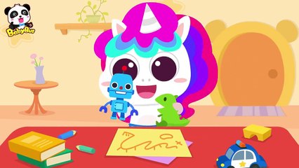 Bebé Unicorno en La Cocina | Canciones Infantiles | BabyBus Español