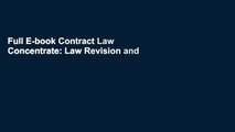 Full E-book Contract Law Concentrate: Law Revision and Study Guide by Jill Poole