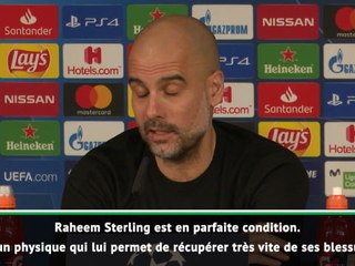 8es - Guardiola annonce le retour de Sterling contre le Real