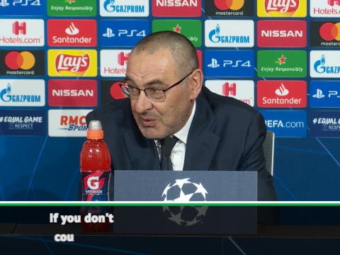 Sarri embraces 'ecstasy' of Champions League title chase