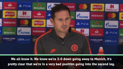 Video herunterladen: Chelsea playing for pride in second leg against Bayern - Lampard