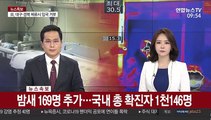 [속보] 밤새 169명 추가…국내 총 확진자 1천 146명