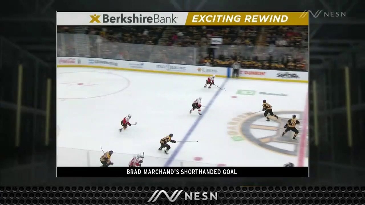Brad Marchand Pots Shorthanded Strike To Get Bruins On Board Vs. Flames
