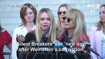 'Things are changing': 'Silence breakers' on Weinstein's conviction