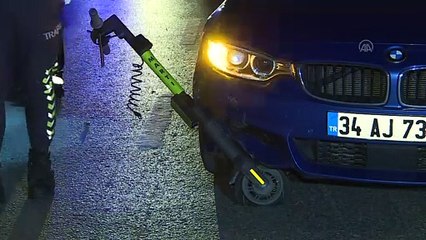 Beşiktaş'ta otomobilin çarptığı mobilet ile yolda giden kişi öldü - İSTANBUL