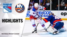 NHL Highlights | Rangers @ Islanders 2/25/2020