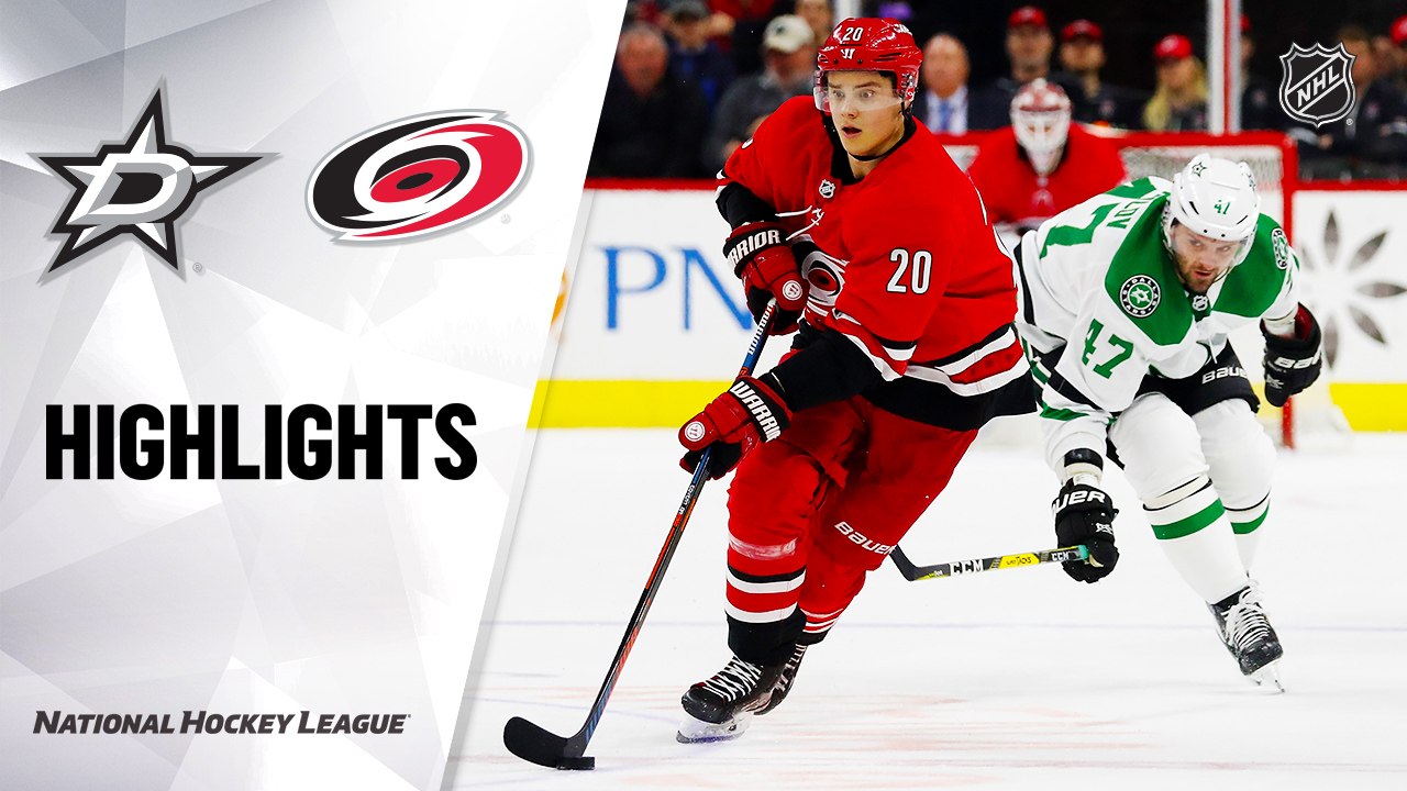 NHL Highlights | Stars @ Hurricanes 2/25/2020