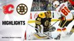 NHL Highlights | Flames @ Bruins 2/25/2020