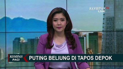 Depok Dihantam Angin Puting Beliung, 21 Rumah Rusak Parah