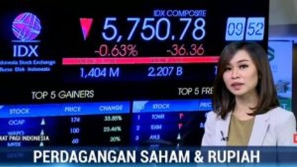 IHSG dan Rupiah Sejalur di Zona Merah