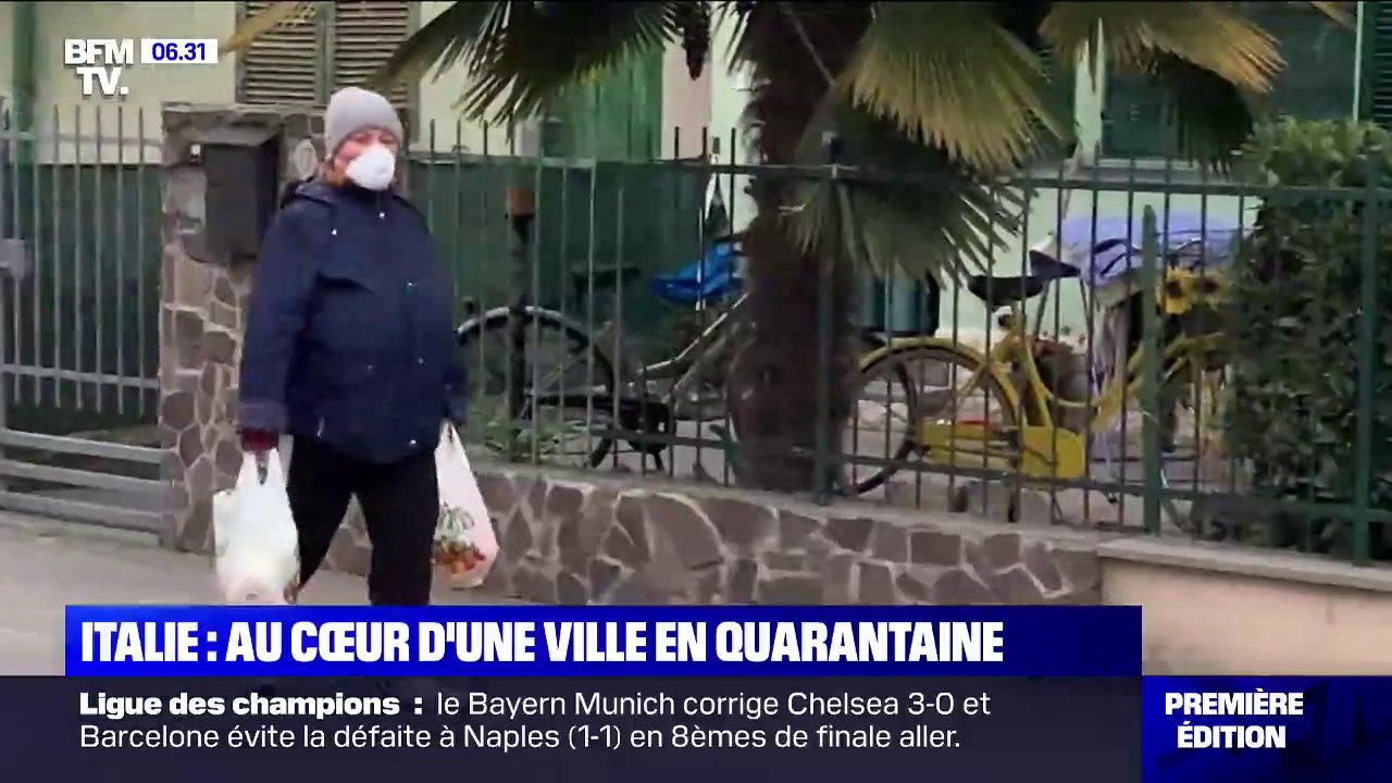Coronavirus: les images au cœur d'une ville placée en quarantaine en Italie