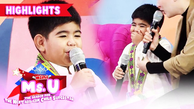 Yorme recites a poem titled 'Batang Bibo' | It's Showtime Mini Miss U