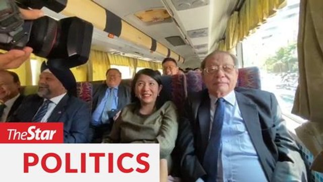 DAP MPs looked calm at Istana Negara