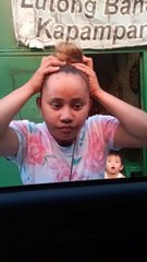 Friend Pushes Face onto Glass