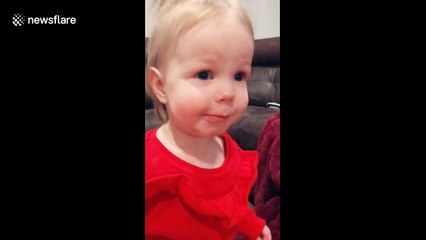 Utah girl's hilarious struggle to pronounce the word 'tomato;