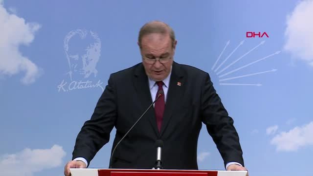Chp sözcüsü faik öztrak açıklama yaptı - 1