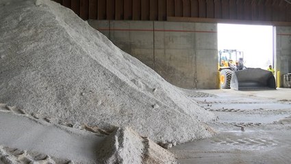 Road salt in decent surplus this winter