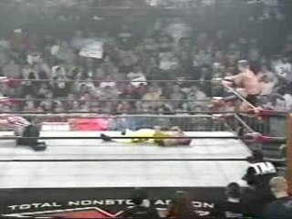 NWA TNA - Jason Cross top rope finisher