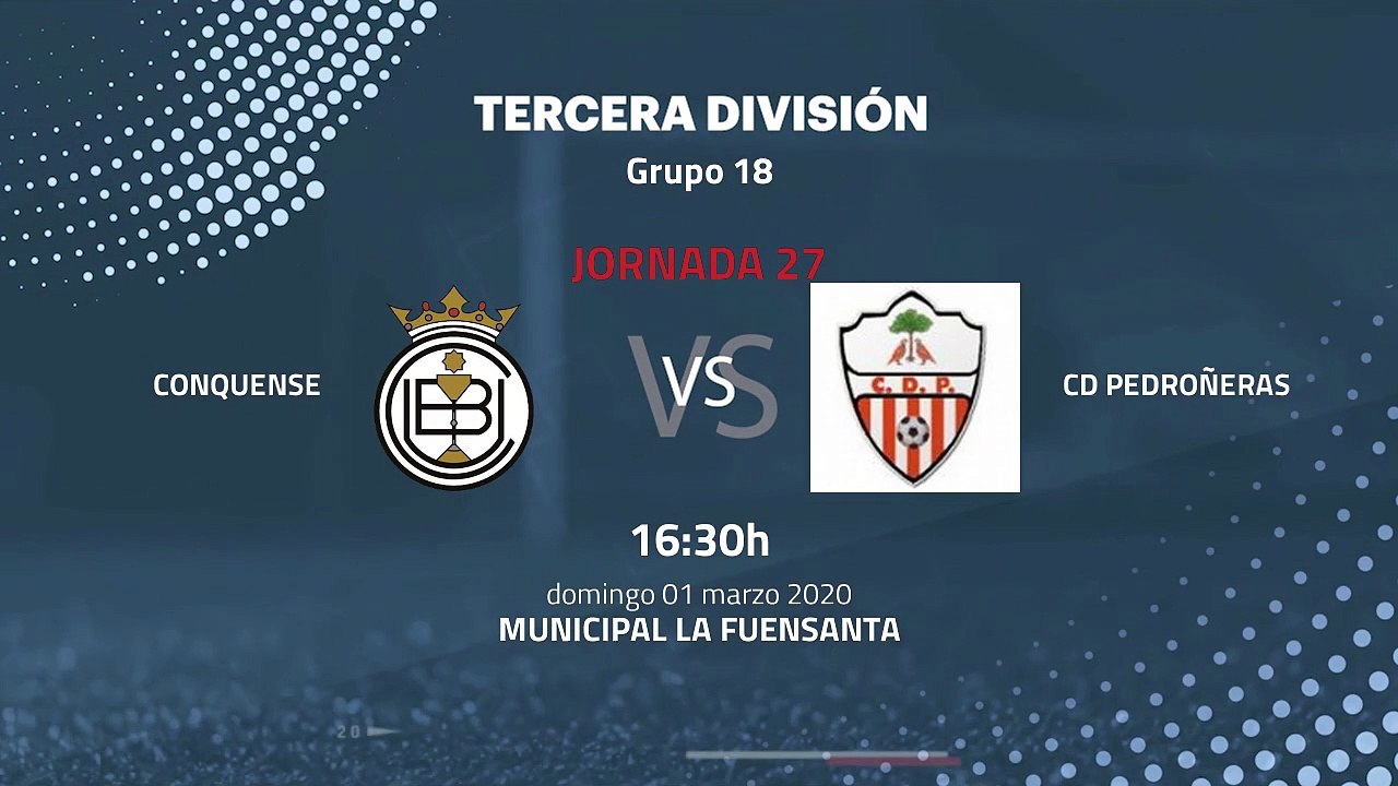 Previa partido entre Conquense y CD Pedroñeras Jornada 27 Tercera División