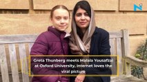 Greta Thunberg meets Malala Yousafzai at Oxford University, internet loves the viral picture