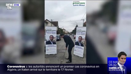Un candidat aux municipales lance le "nid-de-poule challenge" pour dénoncer l'état des routes