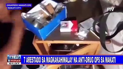 7 arestado sa magkahiwalay na anti-drug ops sa Makati