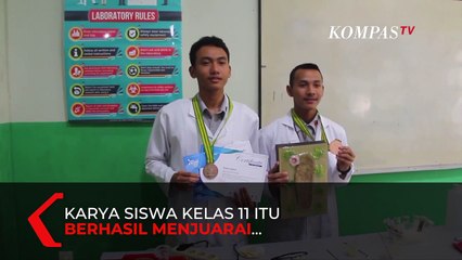 Inspiratif! 2 Siswa Ciptakan Alas Kaki Anti Bakteri
