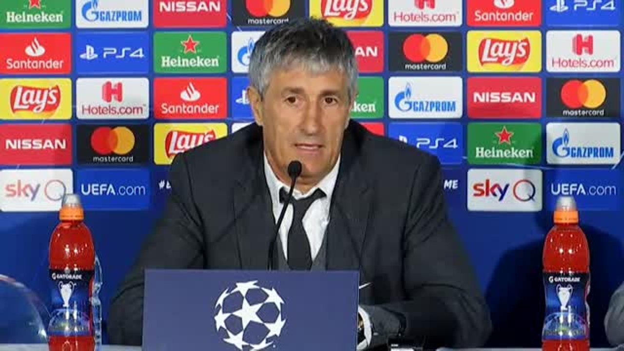 Setién: "No son muchos jugadores...pero vamos a ser optimistas"