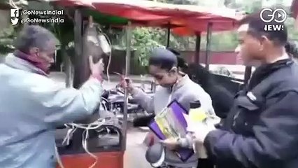 बरेली की साफिया के जज़्बे को सलाम, ऑक्सीजन सिलेंडर के साथ दे रही हैं परीक्षा