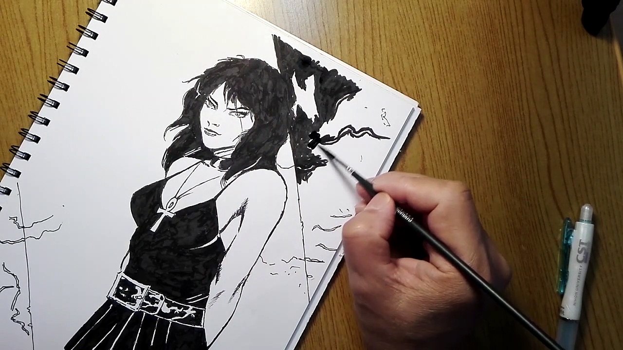 Drawing of Death of the Endless ( Part 5/6 )｜漫画絵