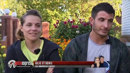 "Pékin Express" : Julie percute un poteau de plein fouet.