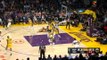 Lakers go showtime with LeBron dunk