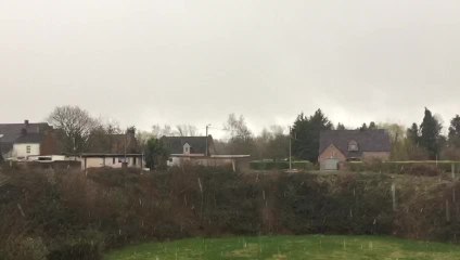 De la neige à Heppignies ce mercredi 26 février