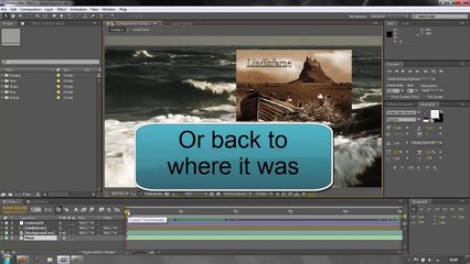 After Effects Basics 6 Previewing Your Timeline