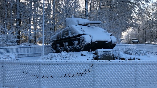 La forêt d’Écouves sous la neige