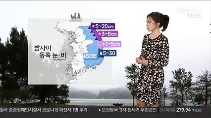 Video herunterladen: [날씨] 내일 아침까지 동쪽 눈·비…한낮 맑고 포근