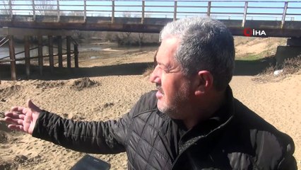 Tunca Nehri’nde kuraklık alarmı