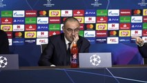 Leonardo #Bonucci et Maurizio #Sarri avant #OL - #Juventus