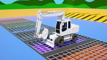 Learn Colors - Construction Trucks for Kids with #Excavator, Dump Truck and Bulldozer