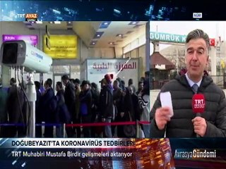 TRT muhabiri poşet