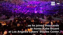 Thousands attend LA memorial for Kobe Bryant and daughter