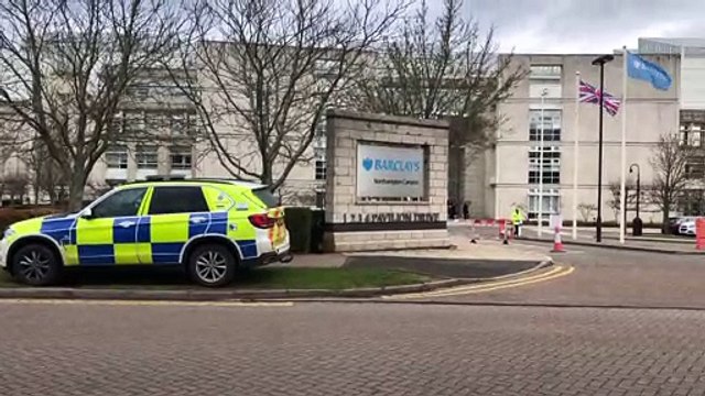Police have been called to Barclays HQ today (Wednesday)