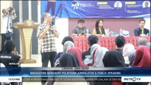Metro TV Berikan Pelatihan Jurnalistik untuk Cegah Hoaks